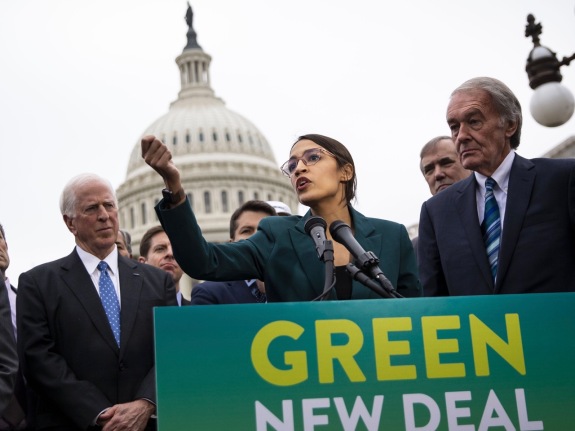 Representative Alexandria Ocasio-Cortez Announces Green New Deal Legislation